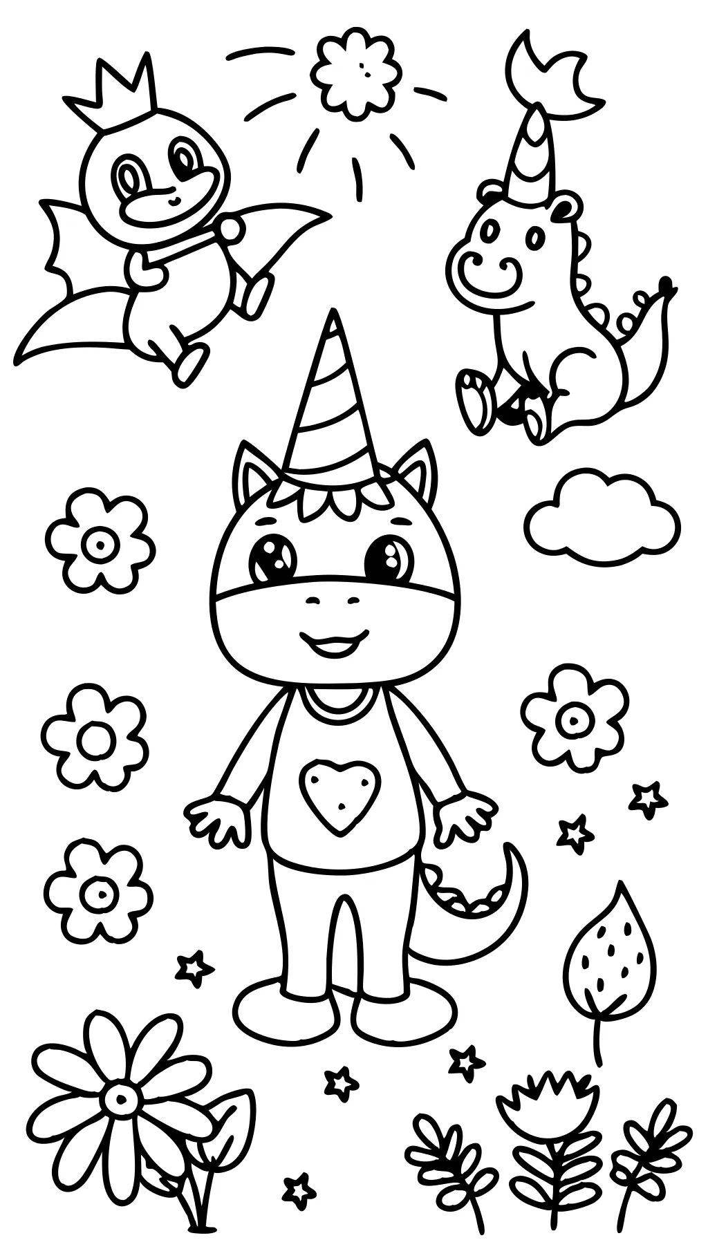 coloring pages characters